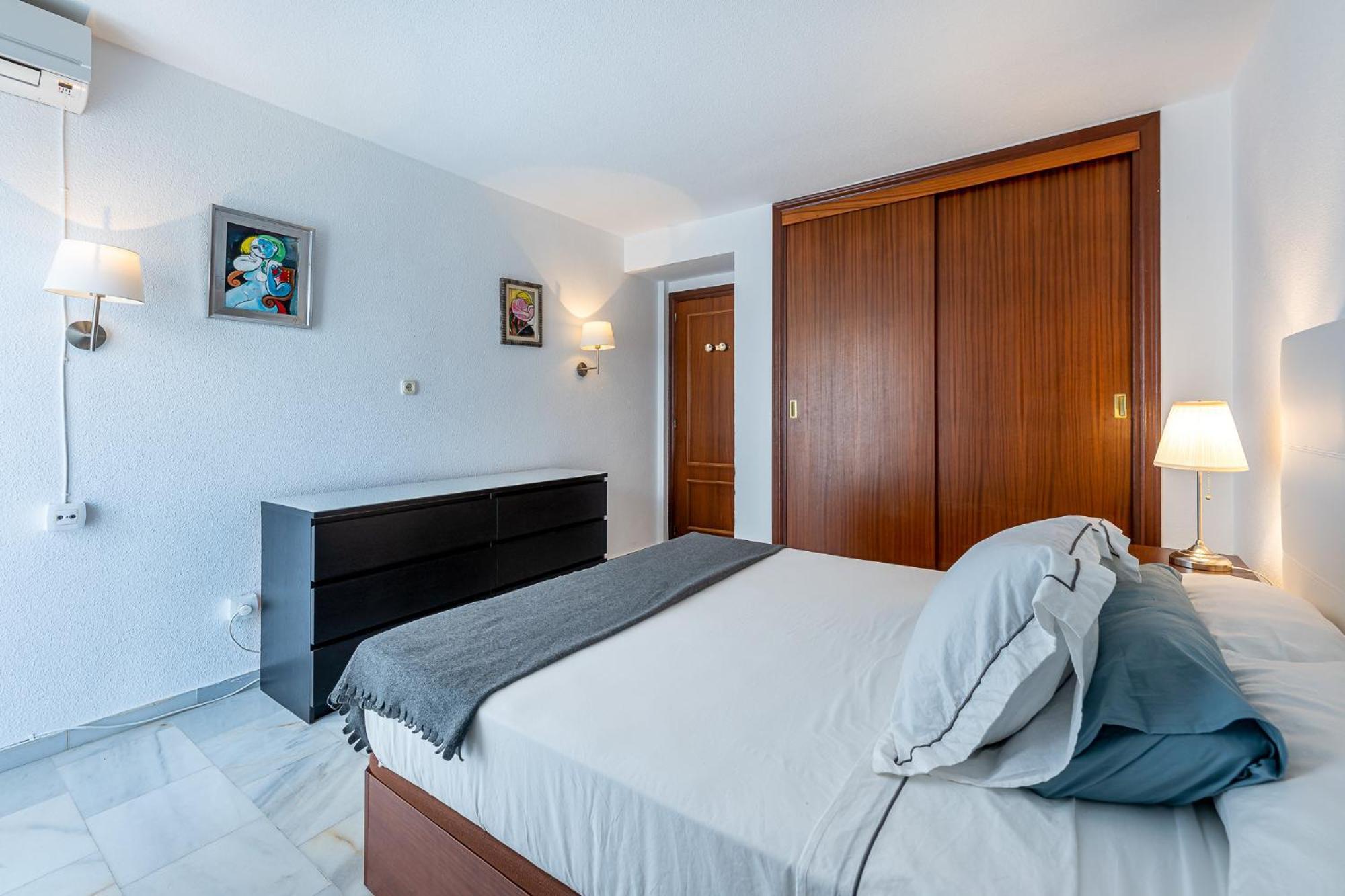 797 Holiday Rentals - Piso Para 3 En La Carihuela Con Piscina トレモリノス エクステリア 写真